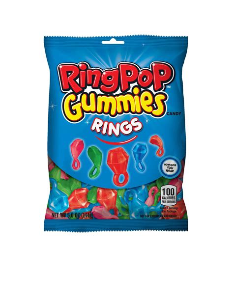 Ring Pop Gummies Rings Candy 5 Oz Bag Pack Of 12