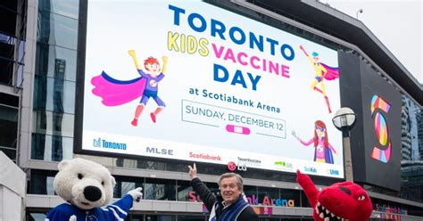 Scotiabank Arena To Host Vaccination Clinic For Children With Mascots