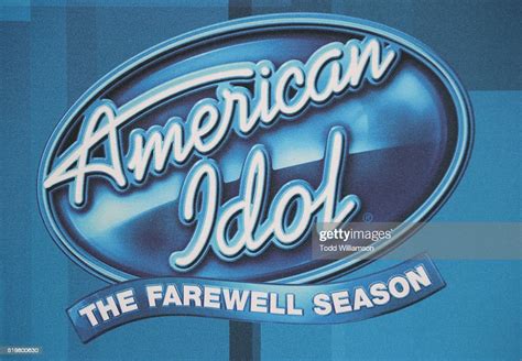 American Idol Farewell Logo At Foxs American Idol Finale For The News Photo Getty Images
