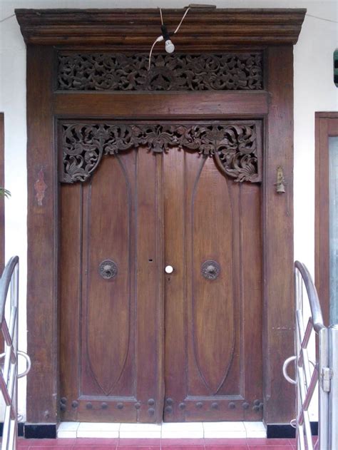 Jual Pintu Gebyok Kayu Jati Jawa Timuran Tahun 1906 Di Lapak Jogja