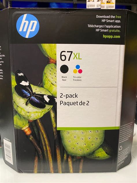 Hp 67xl Black And 67xl Tri Color Ink Cartridge Combo 325 New Sealed 193424008100 Ebay