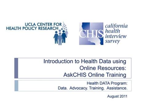 Askchis Online Data Reporting For Chis Ppt