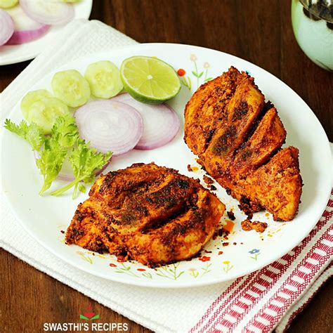 Tandoori Chicken Recipe Tandoori Murgh Swasthis Recipes
