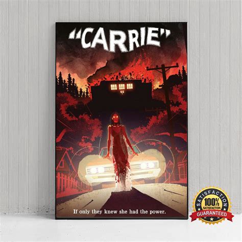Carrie Horror Movie Poster Carrie Wall Art Print Home Decor 3