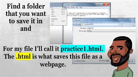 How To Create An HTML File With Notepad Page InfoTech Education Corp Web Development