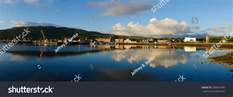 View Of Campbeltown Argyll Scotland Early In The Morning Stock Photo