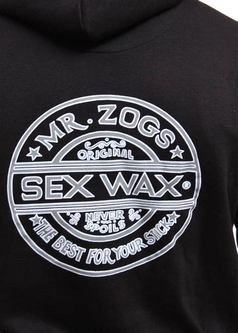 sex wax hoody black