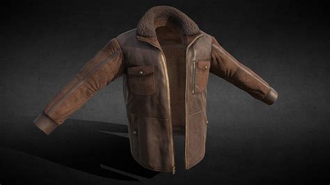 Leather Jacket 3d Model By Arscheske 862c6a2 Sketchfab