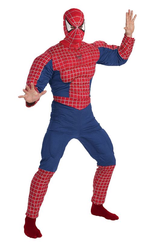 Spiderman Muscle Chest Adult Spiderman Costume Adult Costumes Mens Spiderman Costume