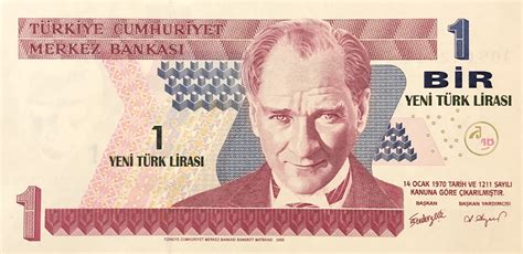 1 New Lira Turkey Numista