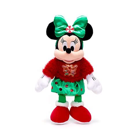 Disney Store Minnie Mouse Holiday Cheer Medium Soft Toy Shopdisney Uk