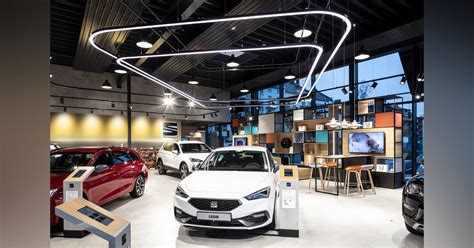 Sophisticated Lighting Accentuates Sleek Auto Showrooms Leds Magazine