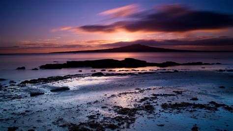 1013452 Sunlight Landscape Sunset Sea Bay Night Rock Nature