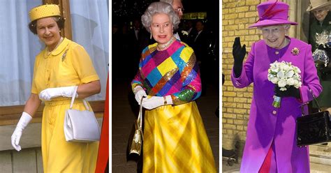 22 Times Queen Elizabeths Bold Outfits Made Her Look Brighter Than