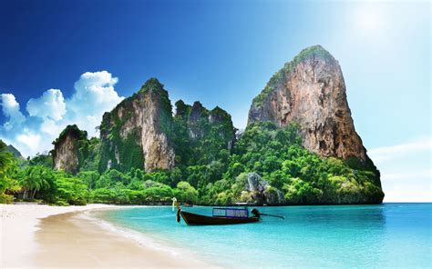 railay beach thailand 4k ultra fond d écran hd arrière plan 3840x2400 id 602229