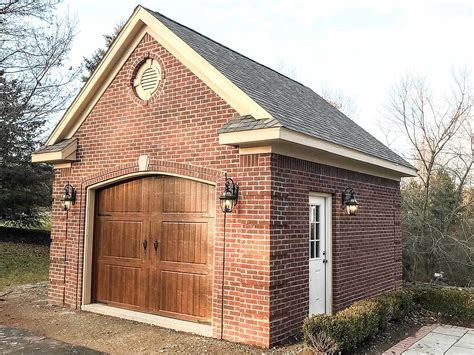 Detached Garage With Brick Exterior 68523vr Architectural Designs