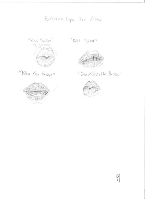 Puckered Lips By Ballsnacther On Deviantart