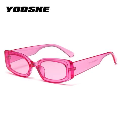 yooske vintage small square sunglasses women brand designer retro sunglass rectangle sun glasses