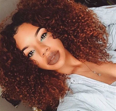 Lighter your natural hair color. redefinedblackgirl | Colored curly hair, Natural hair ...