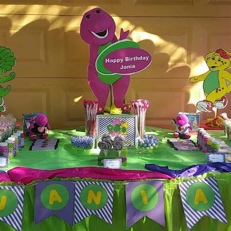 Barney Birthday Party Ideas Photo 8 Of 8 Catch My Party