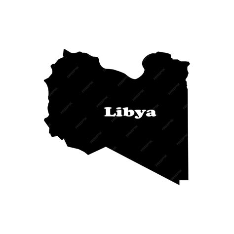 Premium Vector Libya Map Icon