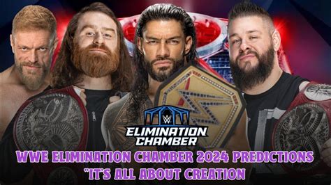 Wwe Elimination Chamber Predictions Youtube