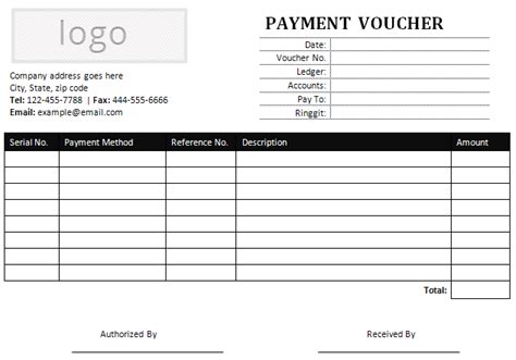 Payment voucher requires only some general headings which can be the name of the institution.download payment voucher template.customize and print it. Sample Payment Voucher for MS Word | Office Templates Online