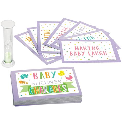 Baby shower charades is one of the easiest and most fun baby shower games out there! BABY SHOWER PARTY CHARADES GUESSING GAME KIT SET 60 CARDS ...