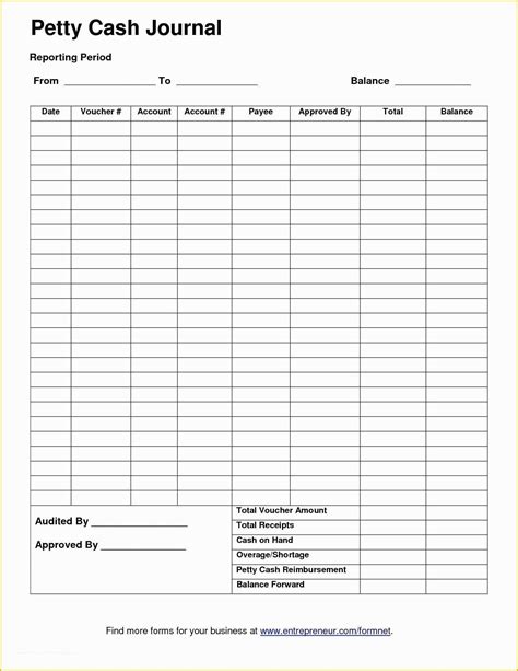Cash Sheet Template Free Of How To Create A Petty Cash Spread Sheet