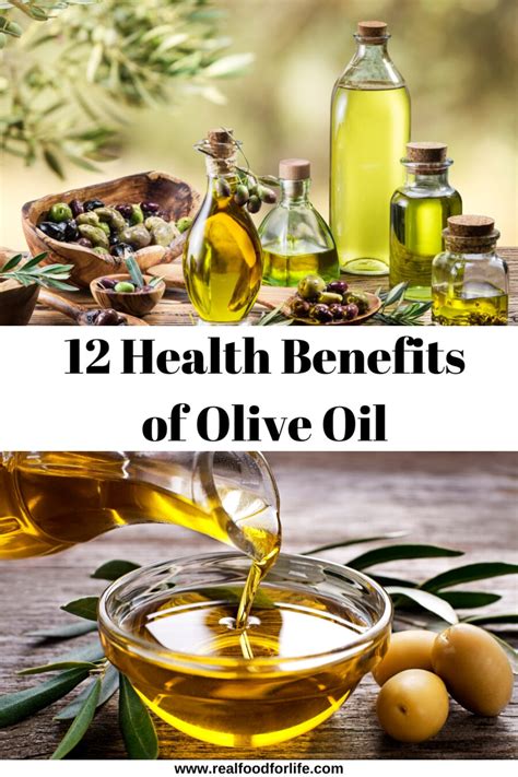12 Health Benefits Of Olive Oil With Infographic Real Food For Life