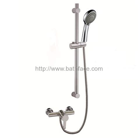 3 way hand shower chrome slide rail brass shower mixer bathroom tap factory