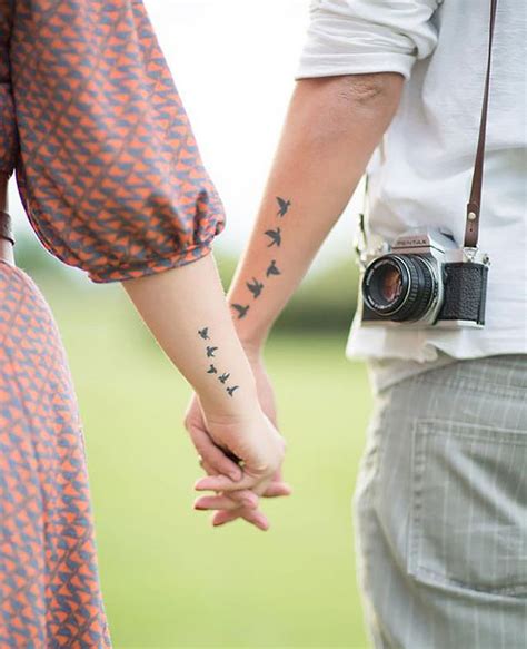 Matching tattoos are a modern and adorable way to show what two (or more) people feel for each other. Matching Tattoos: Tattoo Ideas for Couples