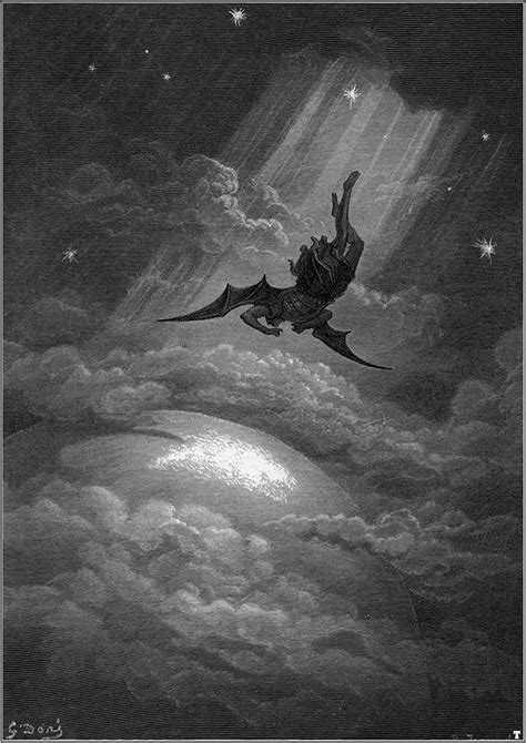 Gustave Doré Lucifer Illustration Pour Le Paradis Perdu De