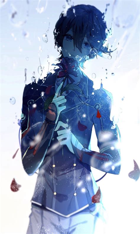 Embedded Blue Anime Anime Drawings Boy Dark Anime