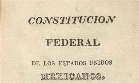 Imágenes De La Constitución Mexicana De 1824