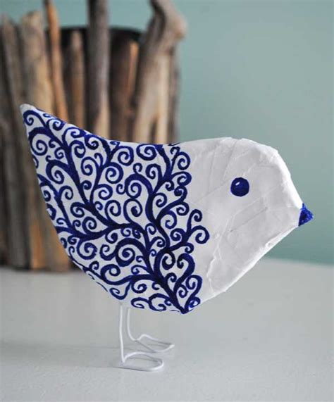 Easy Paper Mache Bird Paper Mache Bird Paper Craft