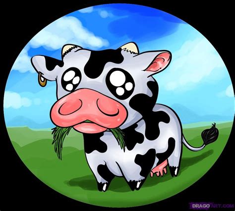 How To Draw A Baby Cow Baby Cows Cartoon Cow Guided Drawing