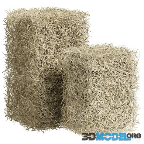 3d Model Bales Of Hay