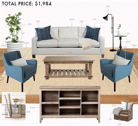 Budget Living Room: Modern Farmhouse - Emily Henderson Modern Farmhouse