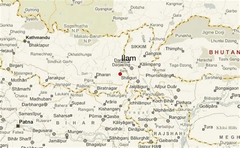 Nepal Map Ilam