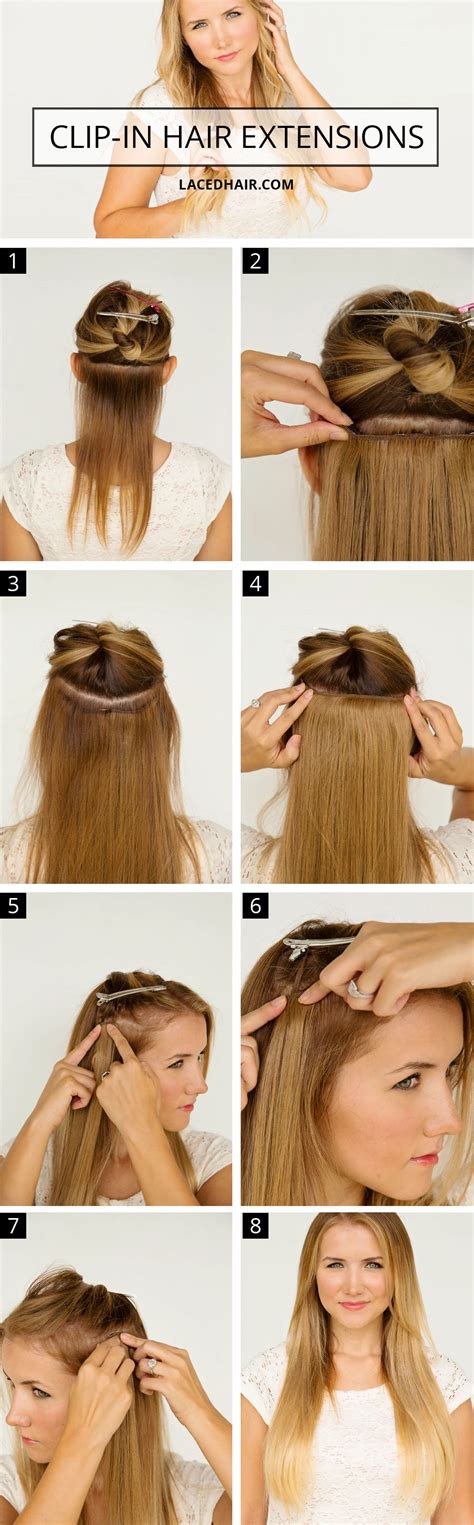 How To Wear Clip In Hair Extensions Laced Hair