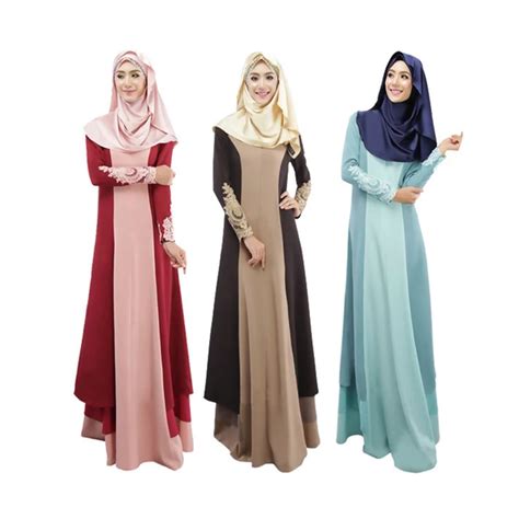 M 2xl Islamic Abaya Dresses Women Arab Ladies Caftan Kaftan Malaysia Dubai Turkish Ladies