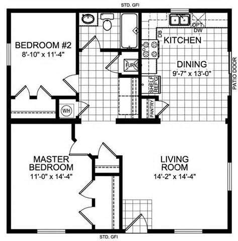 30 x 60 brand new double story 4. 1 Bedroom 30 X 20 House Floor Plans | Lake home ideas | Pinterest | Initials, House plans and ...