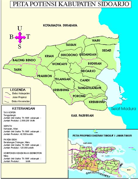 Potential Map Of Sidoarjo Regency