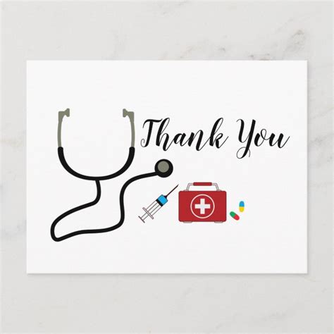 Doctor Nursing Medical Thank You Card