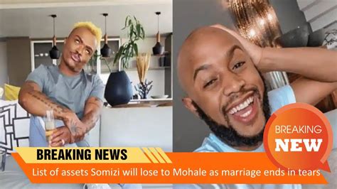 List Of Assets Somizi Will Lose To Mohale As Marriage Ends In Tears