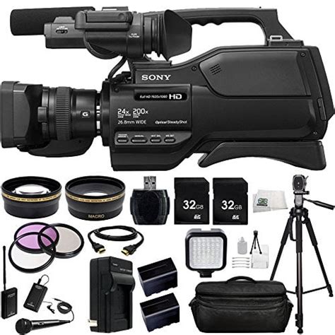 sony hxr mc2500 hxrmc2500 shoulder mount avchd camcorder with 3 inch