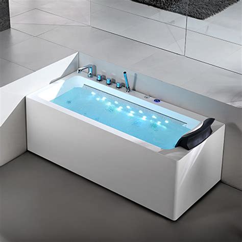 Corner Whirlpool Tub70 Inch Acrylic Corner Jetted Tub With Pillow