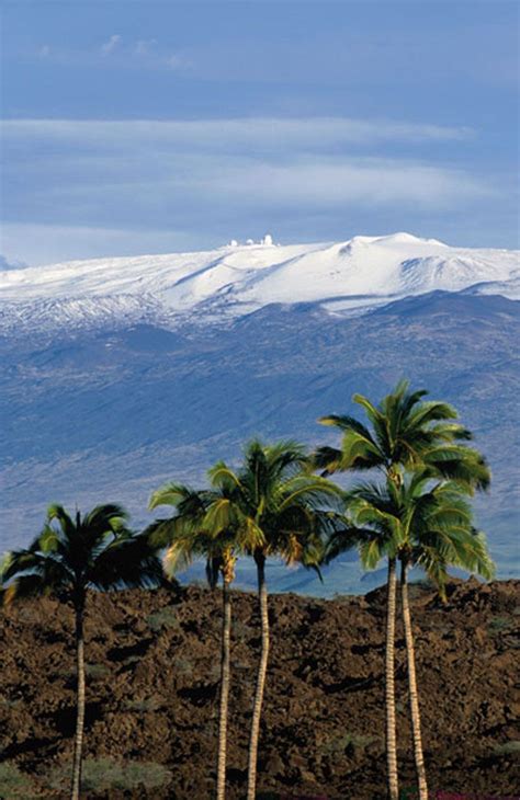 Snow In Hawaii Asteroids A Frosty Finding Nature Hawaii