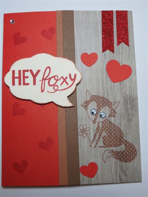 Hey Foxy Valentines Card